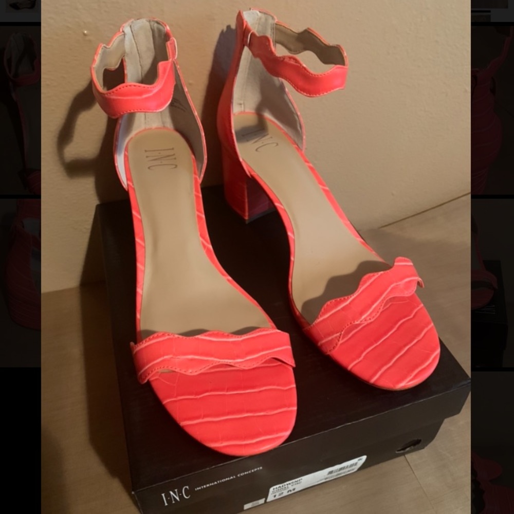 INC Coral Sandals